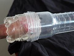 Modified Fleshlight fuck