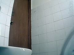 Hidden camera in the toilet