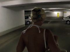 Stranger Seduces and Fucks Desperate MILF On Parking Lot