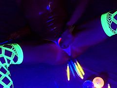 Glowing anal balls