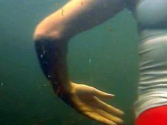 Underwater Crossdressing
