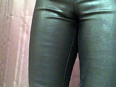Skinny Leather Jeans Naughty