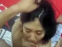 Submissive Sexy Girl Sucking Cock