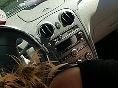 Car blowjob at work #2