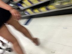 Sexy Asian girl teasing me in the whole store