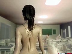Hot big boobs MILF teacher gives BDSM session