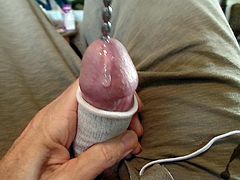 Electrosex Sounding with a Big Load of Hot Cum