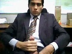 Young Lawyer Shows Off His Dick In His Office