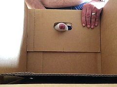 Cumshot in a box