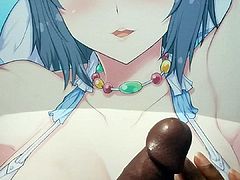 LIFE-SIZE Yumi Oppai Mousepad Cum Tribute