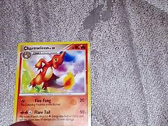 Charmeleon pokemon card cumshot