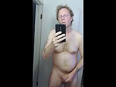 mirror selfie cock play