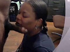 she loves sucking dick so much she couldn't even sleep without having a dick in her mouth first, she is addicted to tasting penis, watch as this sexy mature black bbw eats a dick befor bed