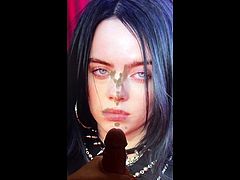 Billie Eilish cum tribute