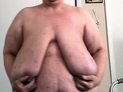 Bbw50dddwhore pulling on my nipples hard