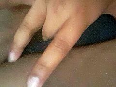 Wife fingering while away from home