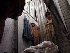 Chubby Milf in Dressing Room-Spy Cam Clip