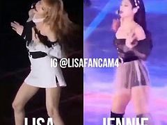 Korean celeb lisa and jennie