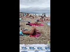 Public Beach Blowjob
