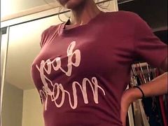 Teen girl with firm boobs