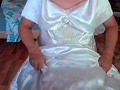 Wixen with wedding dress
