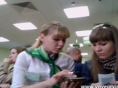 A great russian ass on hidden camera, filmed secretly