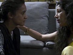Divya Menon Lesbian Kissing scene
