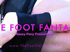 The Foot Fantasy - CUMMING IN BLACK PANTYHOSE