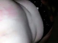 Horny white chick fucked Interracial