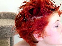 Russian redhead anal teen anally creampied