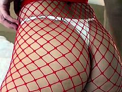 Natalie Roush Red Fishnet PPV Video Leaked