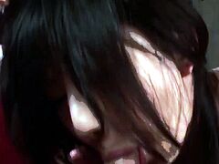 Megumi Haruka in tights gets a creampie   Awesome Japanese