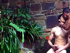 Real IR Asian twink barebacked outdoor