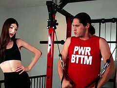 TGIRLPORNSTAR   The Workout with Ava Holt