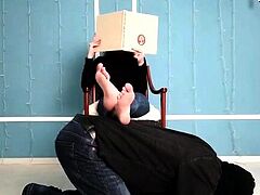 Girl's Foot Play On My Back - Ladies by Alex