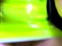 Stacked brunette goes solo toys and masturbation
