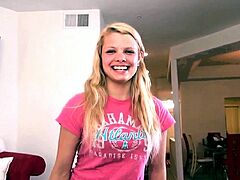 Slutty teen sucking cock