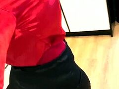 Busty brunette solo masturbation