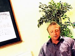 Horny MILF withWhite Pantyhose and Sexy Glasses   Steamy