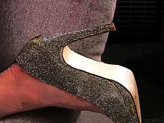 Stockings watcher MILF teasing lover