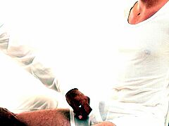 DILF shows twink what his body is for