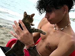 Latino Twink Gets Handjob and Fingering