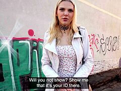 Public Agent - Big tits blonde Lexi Star POV public blowjob