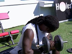 Eva Barbie Gets Rough BBC Anal Outdoors